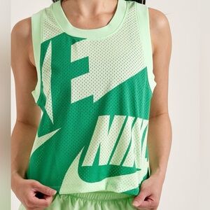 Nike Women's Mint and Green Muscle Tee